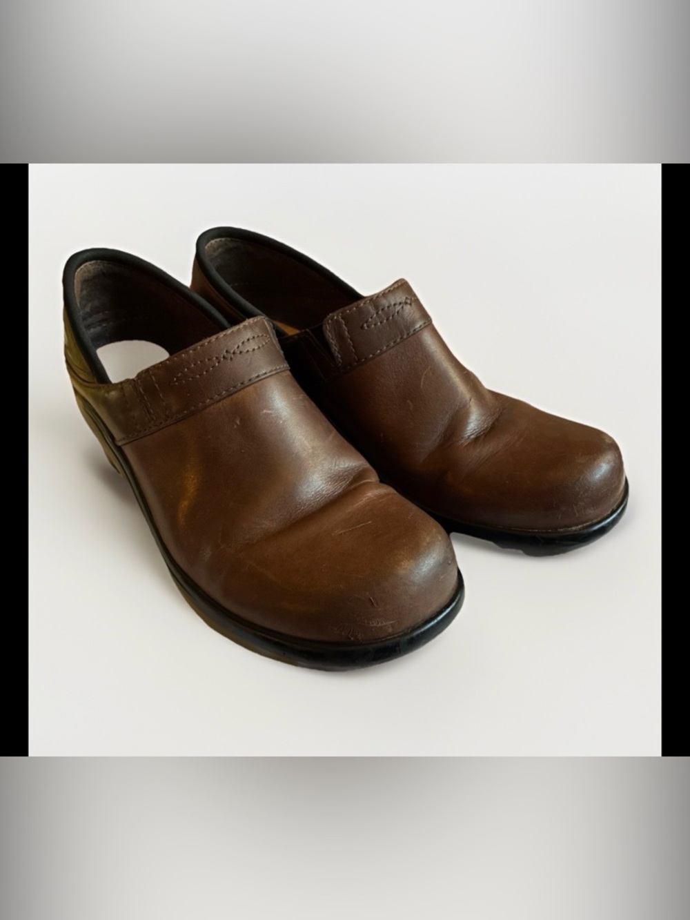 Ariat-Woman’s Santa Cruz Clogs Espresso Leather Western Coastal Cowgirl Sz 7.5B